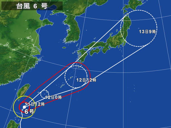 明日は大荒れ？
