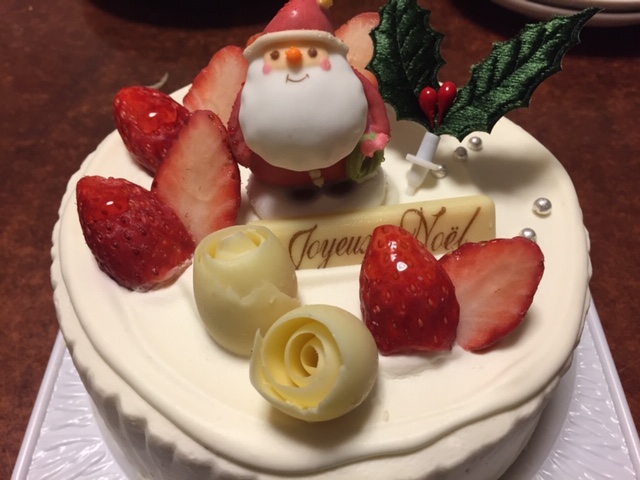 今年のクリスマスケーキ