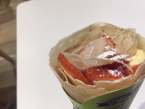 久々のクレープ