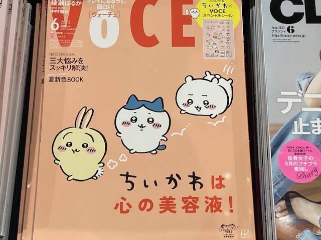 女性雑誌にも