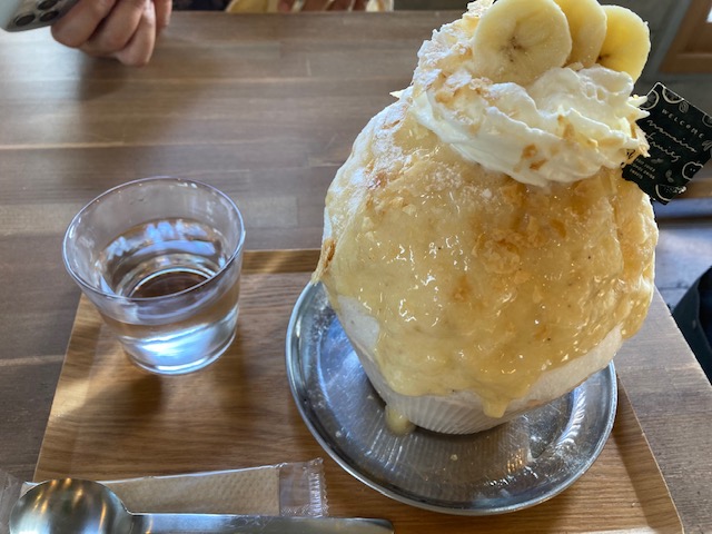 奈良はかき氷で有名です